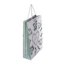 Weiß/grüne Papier-Geschenktüte, Love,