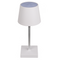 Weiße Tisch-Lampe mit LED,