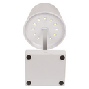 Weiße Tisch-Lampe mit LED,