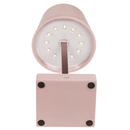 Rosafarbene Tisch-Lampe mit LED,