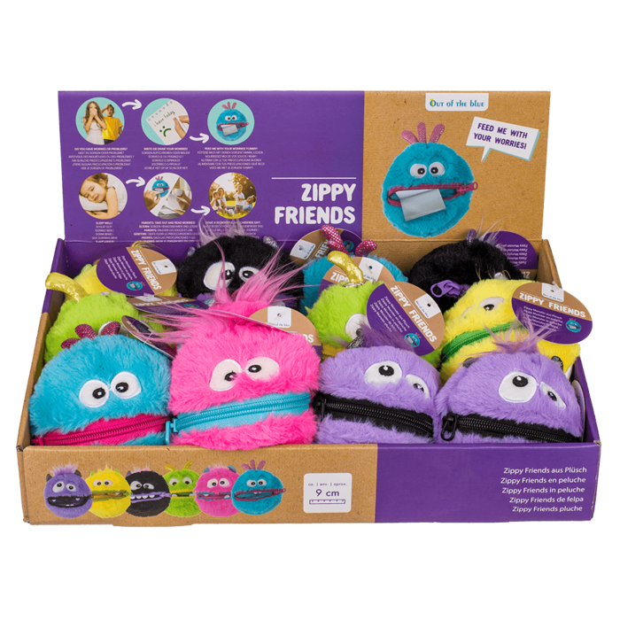Zippy Friends aus Plüsch, ca. 9 cm,