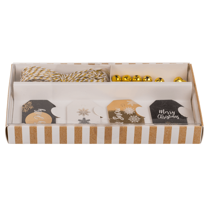 Geschenkanhänger-Set, Golden Shine,