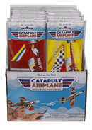Flugzeug mit Gummibandkatapult, ca. 20 cm,