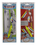 Flugzeug mit Gummibandkatapult, ca. 20 cm,