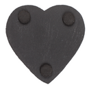 Schiefer-Untersetzer, Herz, ca. 10 cm,