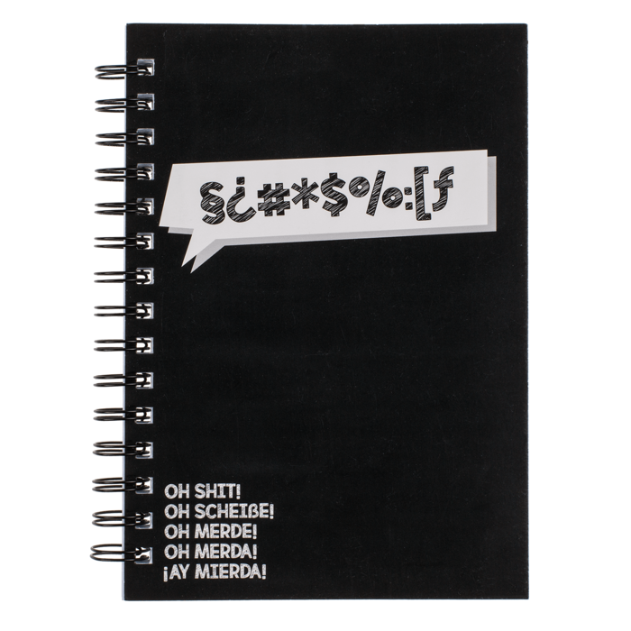 Spiral-Notizbuch, Oh Shit,