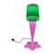 Tischleuchte, Farbtopf, neon-pink, ca. 30 cm,