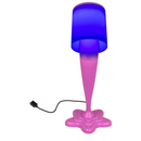 Tischleuchte, Farbtopf, neon-pink, ca. 30 cm,