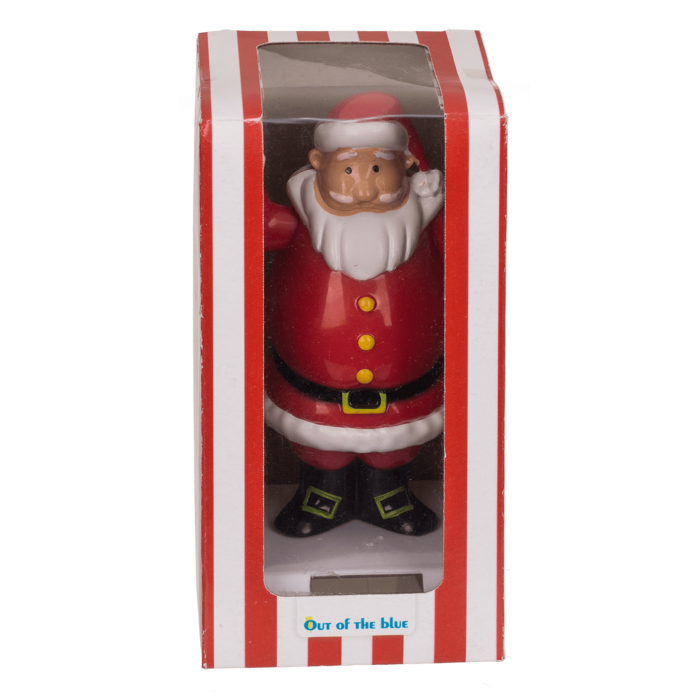 Bewegliche Figur, Weihnachtsmann mit Klingel,