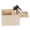 Grusel-Spinne in Holzbox, ca. 9 x 6 x 6,5 cm,