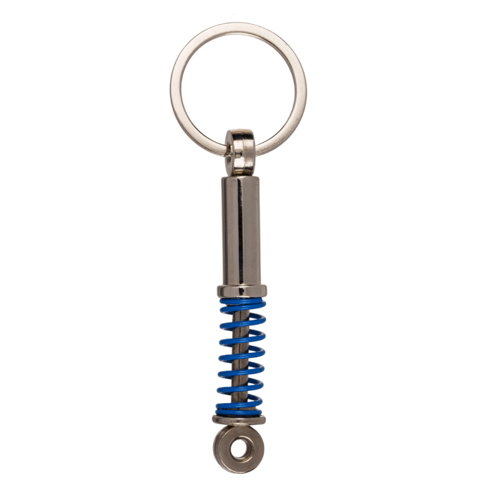 Metall-Schlüsselanhänger, Stoßdämpfer, ca. 11 cm,