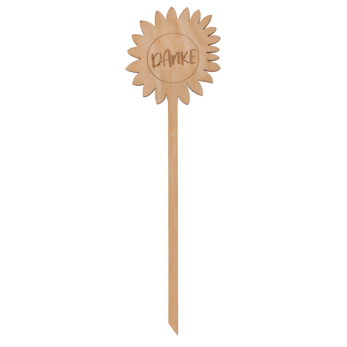 Holz-Dekostecker, Glückwünsche,