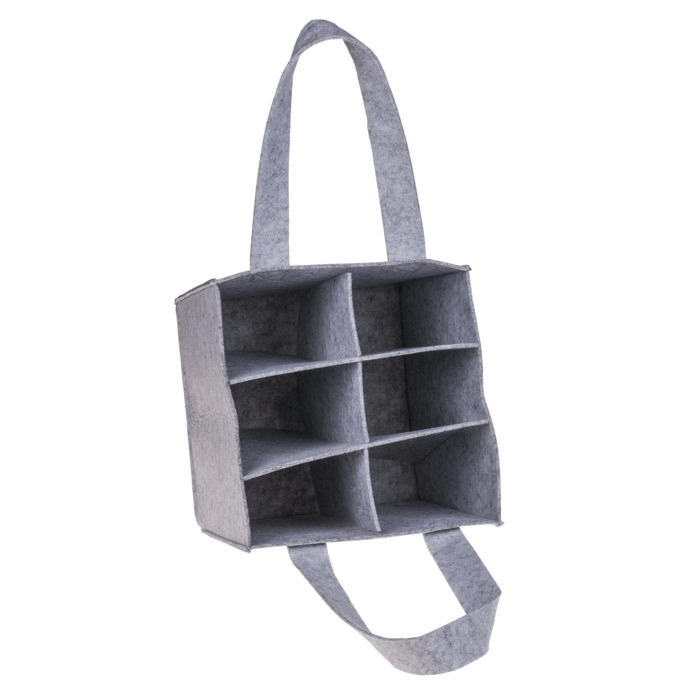 Filz-Tasche für 6 Flaschen,