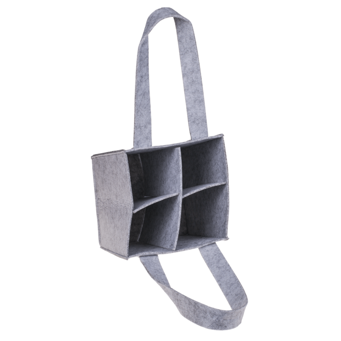 Filz-Tasche für 4 Flaschen,