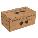 Doppelwandiges Thermo-Glas mit Herzform,