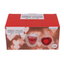 Doppelwandiges Thermo-Glas mit Herzform,