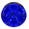Wanduhr, Felge, mit blauer LED, D: ca. 27 cm,
