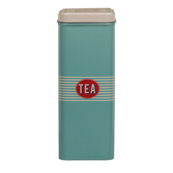 Rechteckige Metall-Dose, Nostalgie (Coffee, Tea &