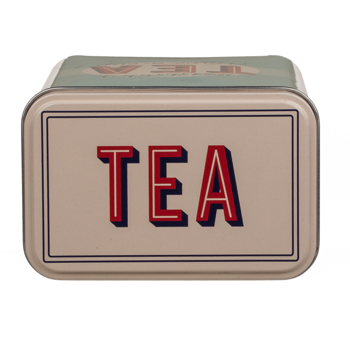 Rechteckige Metall-Dose, Nostalgie (Coffee, Tea &
