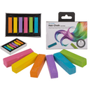 Haar-Kreide, ca. 4 cm, 6-farbig sortiertes Set