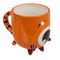 Becher, Monster, verkehrt herum, orange,
