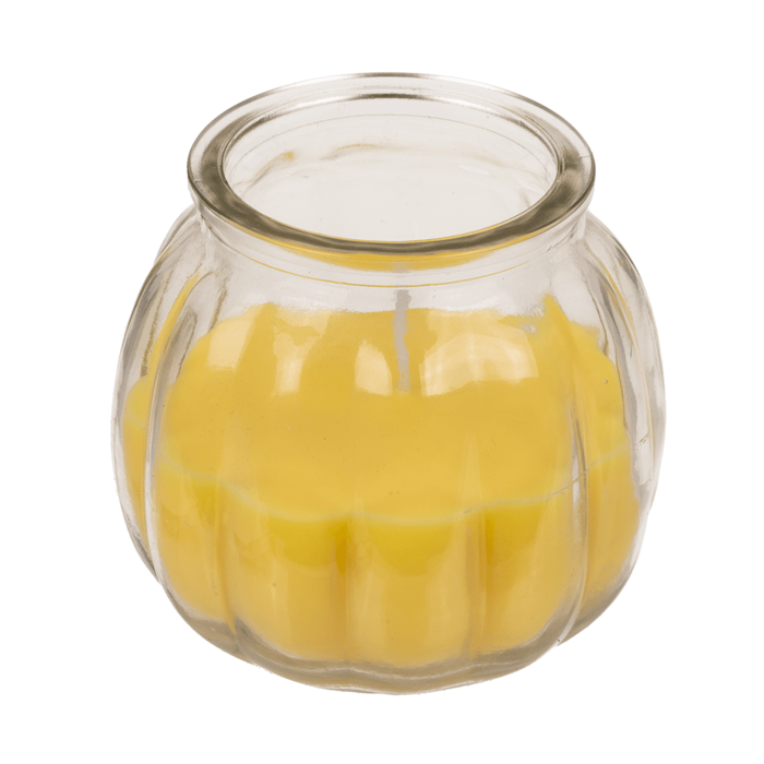 Citronella-Kerze im Glas,