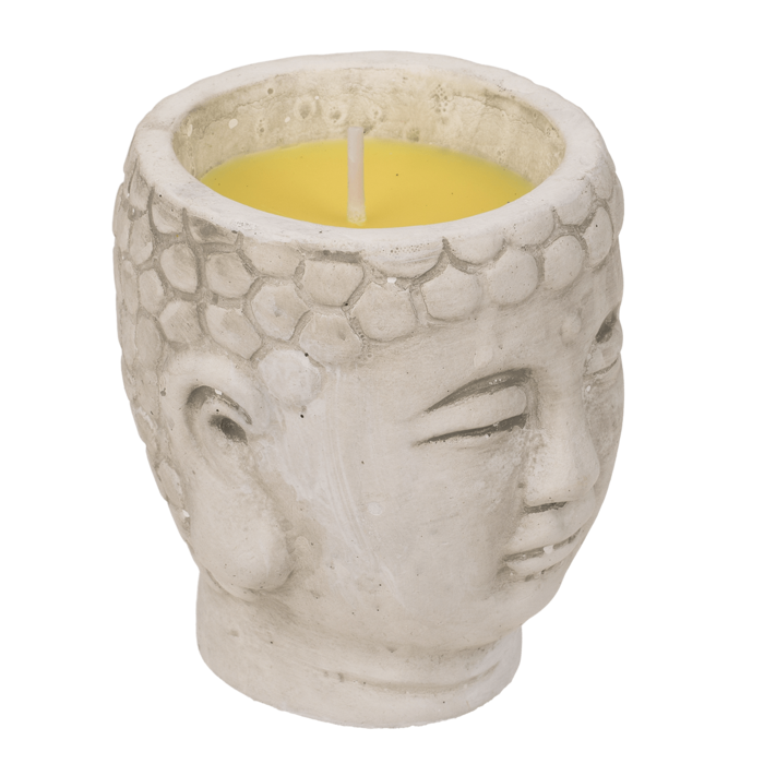 Citronella Kerze im Buddha-Topf,