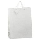 Geschenktüte "Glam Deluxe", silber, L, ca. 30x39cm