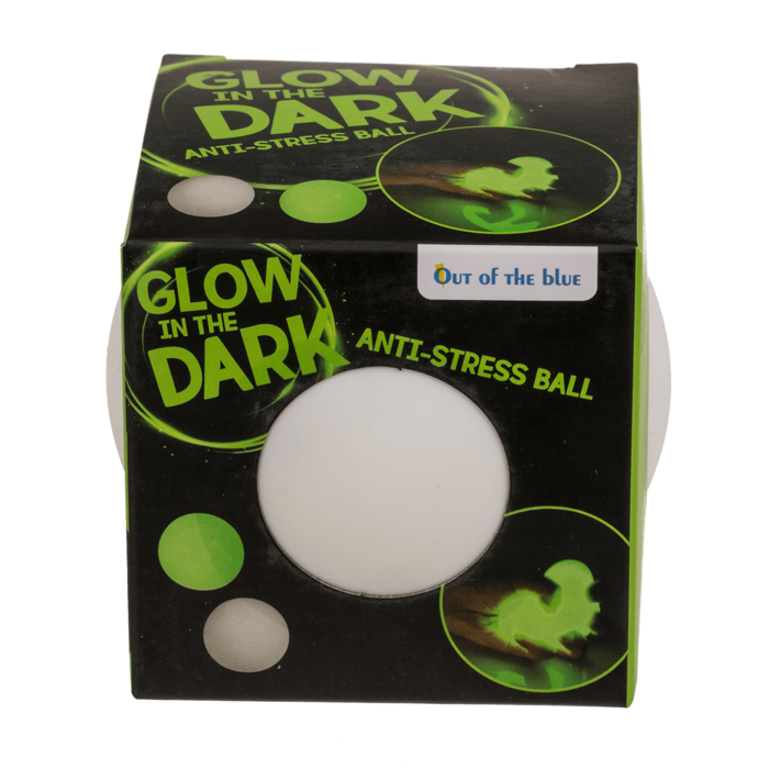 Squeeze Antistress-Ball, Glow in the dark,