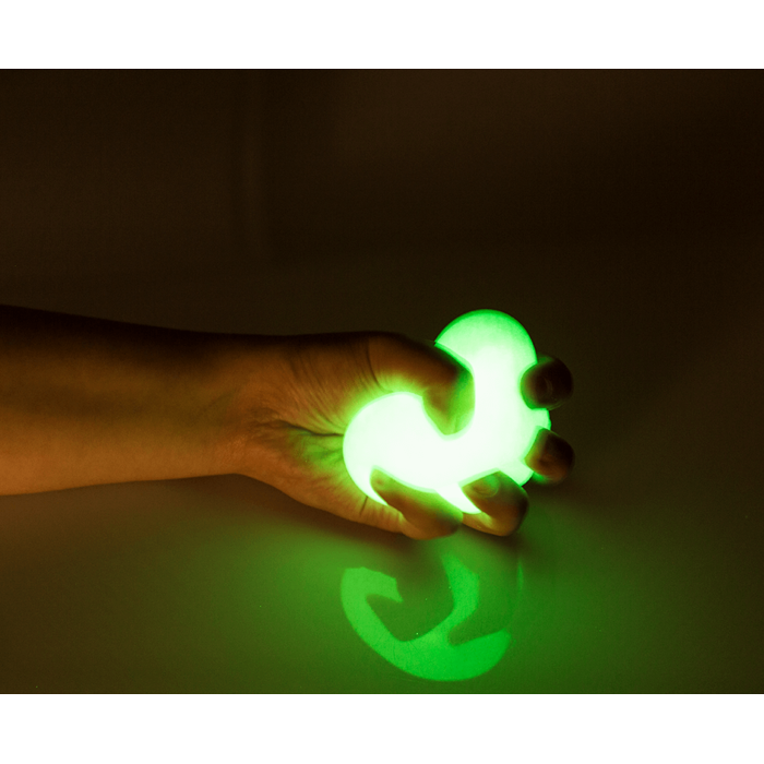 Squeeze Antistress-Ball, Glow in the dark,