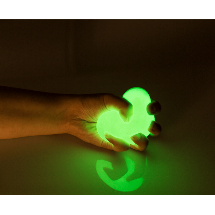 Squeeze Antistress-Ball, Glow in the dark,