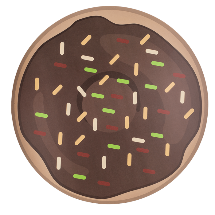 Tischset, Donut, D: ca. 38 cm,