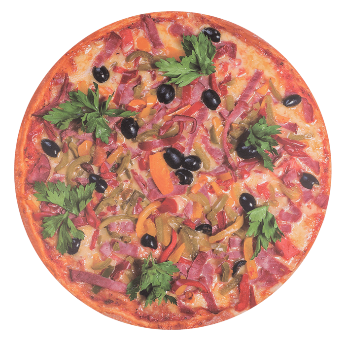 Tischset, Pizza, D: ca. 38 cm,