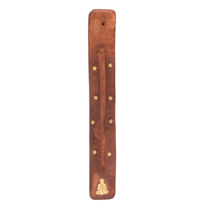 Holz-Räucherstäbchenhalter, ca. 25,5 x 4 cm,