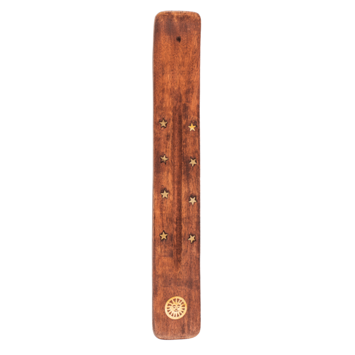 Holz-Räucherstäbchenhalter, ca. 25,5 x 4 cm,