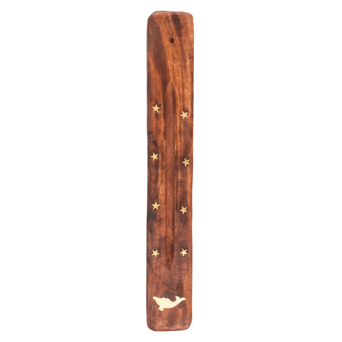 Holz-Räucherstäbchenhalter, ca. 25,5 x 4 cm,