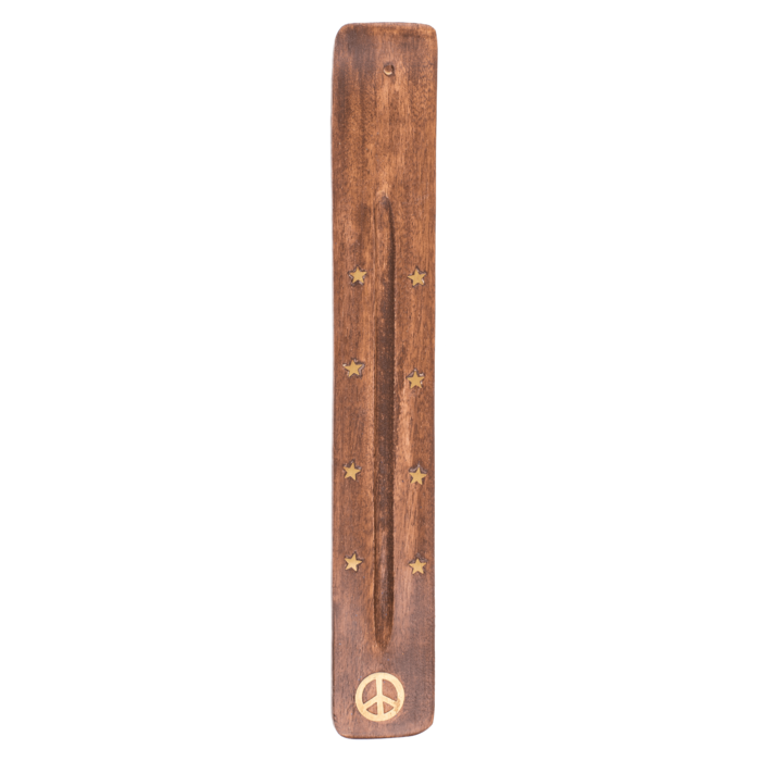 Holz-Räucherstäbchenhalter, ca. 25,5 x 4 cm,