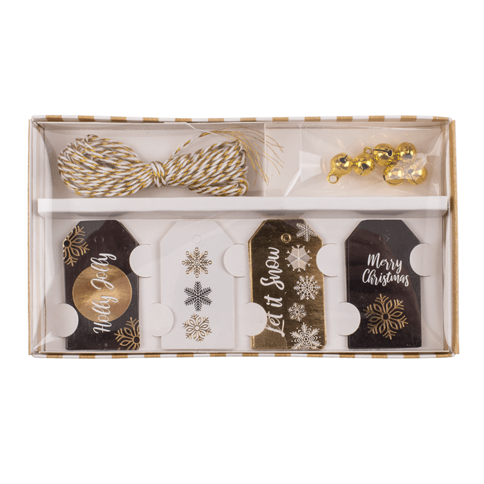 Geschenkanhänger-Set, Golden Shine,