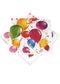 20 Servietten m. Motiv, 3-lg., 33*33cm, Party Ballons