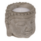 Kerze, Buddha-Kopf, ca.13,5 x 13 cm,
