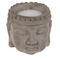 Kerze, Buddha-Kopf, ca.13,5 x 13 cm,