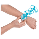 Blaues Flugkreisel-Armband, ca. 21,5 cm,