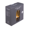 Schwarzer Glas-Teelichthalter, Infinity candle,