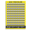 Kratz-Poster, 100 Tage Fitness,