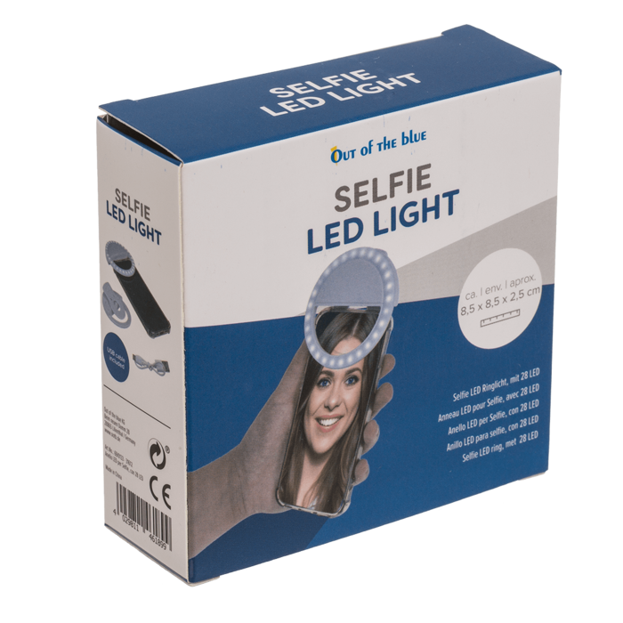Selfie LED Ring, mit 28 LED, mit USB Anschluss,