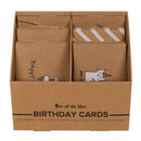 Kraftpapier Geschenkkarte 2 in 1,