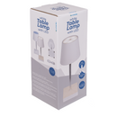 Weiße Tisch-Lampe mit LED,