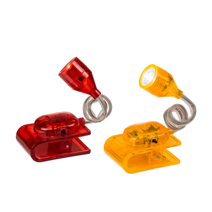 Leseleuchte mit LED (inkl. Batterien) ca. 4 cm,