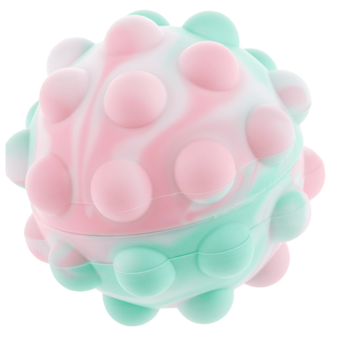 Fidget Pop Ball, Rainbow, D: ca. 7 cm,