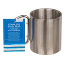 Edelstahlbecher mit Karabiner, Maritim,